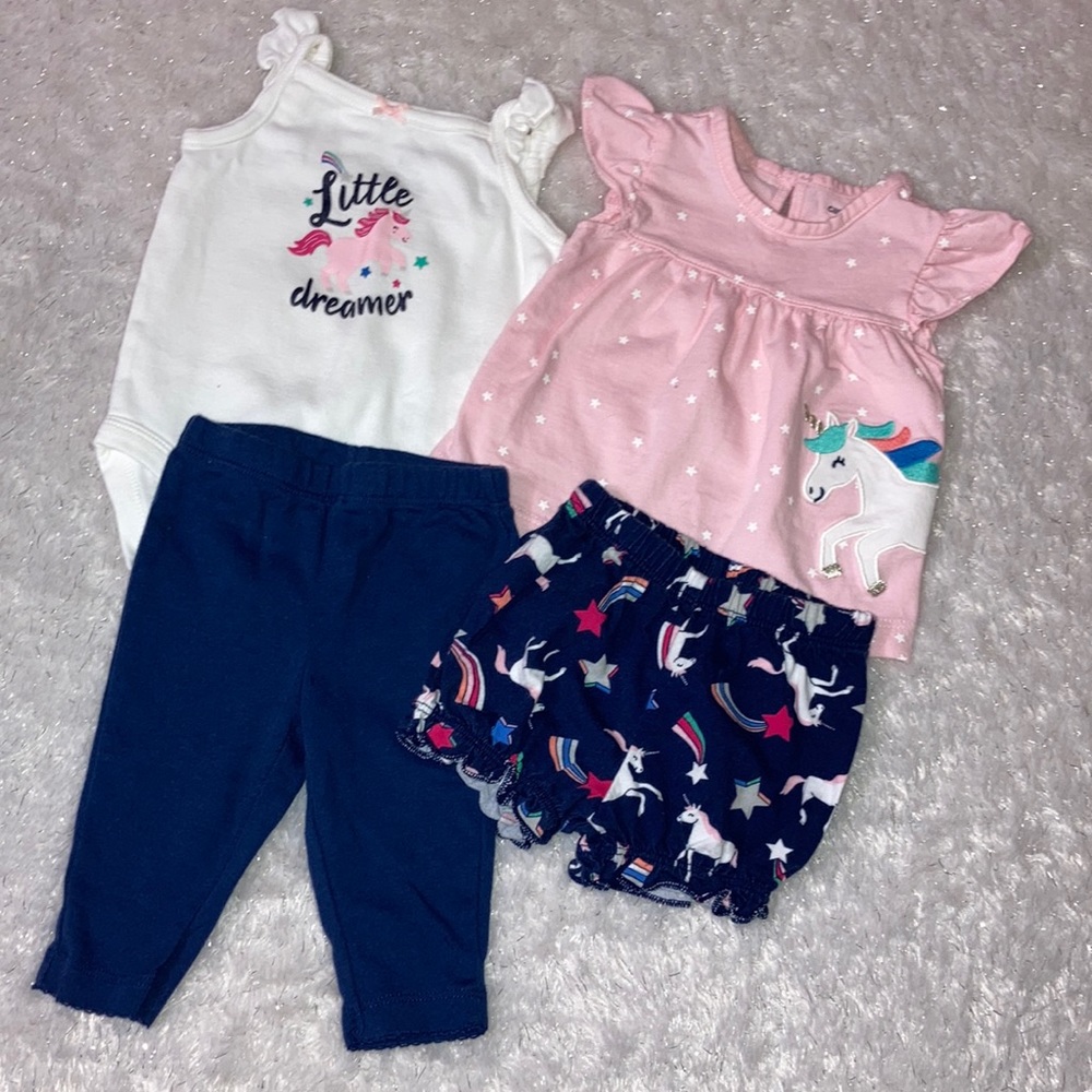 Carter’s Baby Girl Unicorn Bundle